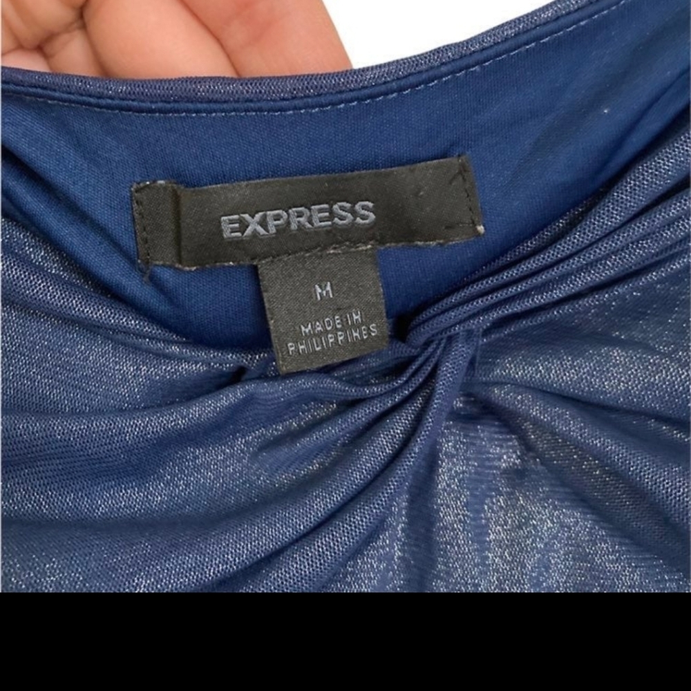 Express Ruched Tube Top - Picture 4 of 5